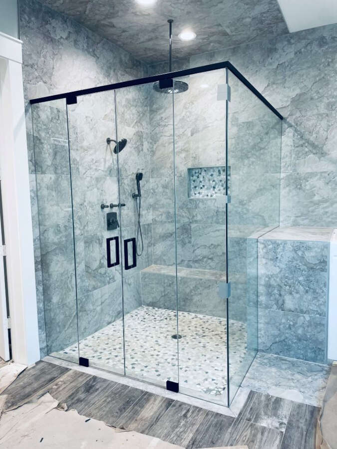 90 DEGREE SHOWER ENCLOSURE