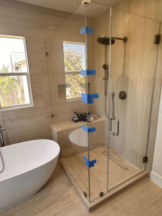 90 DEGREE SHOWER ENCLOSURE