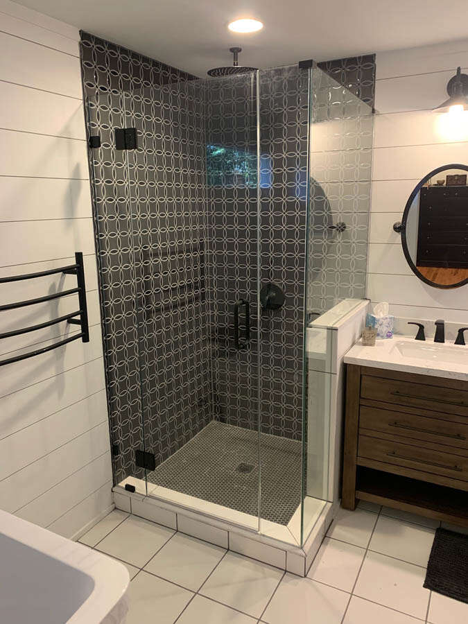 90 DEGREE SHOWER ENCLOSURE