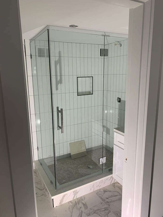90 DEGREE SHOWER ENCLOSURE