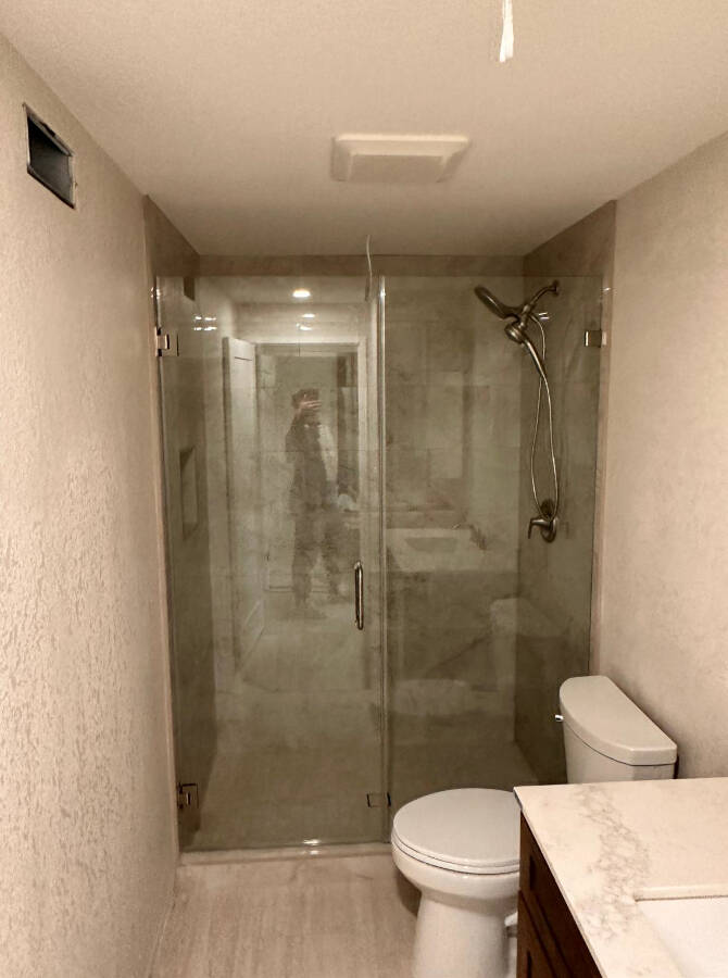 INLINE SHOWER ENCLOSURES