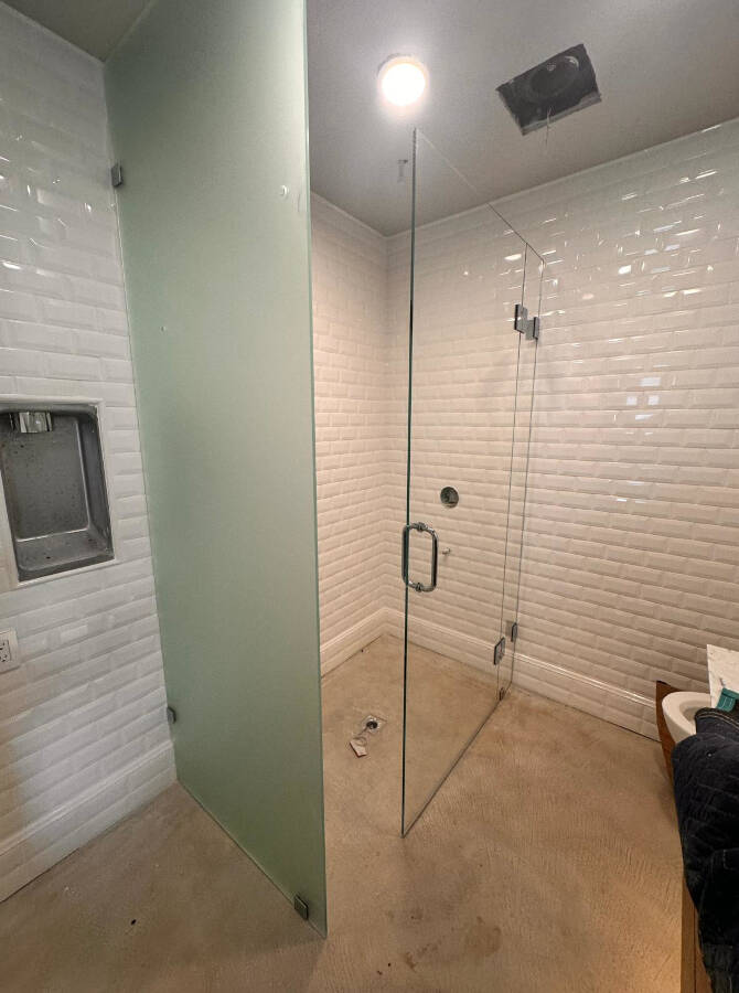 INLINE SHOWER ENCLOSURES