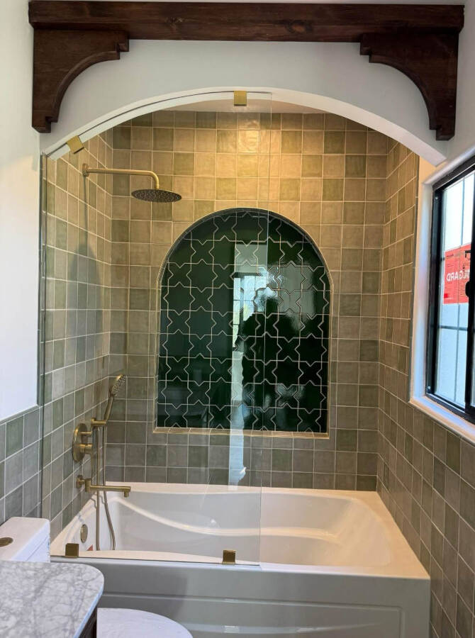 INLINE SHOWER ENCLOSURES