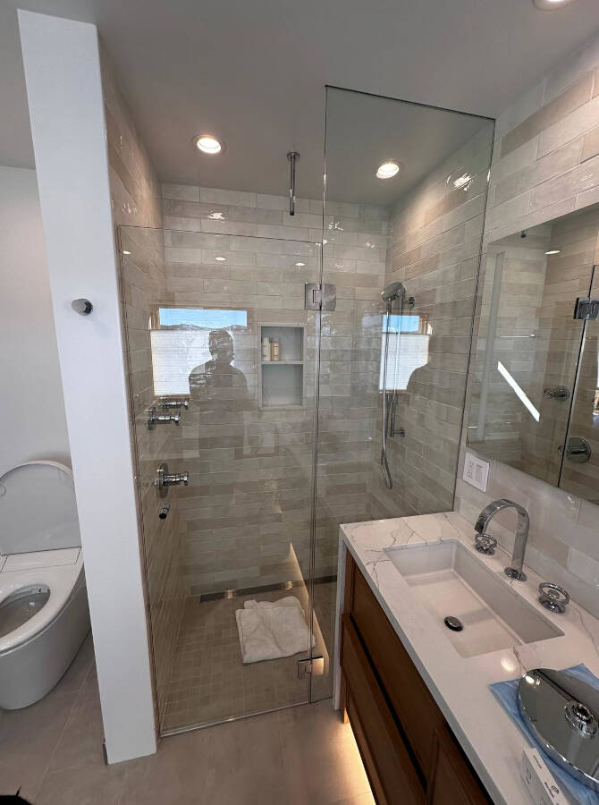 INLINE SHOWER ENCLOSURES
