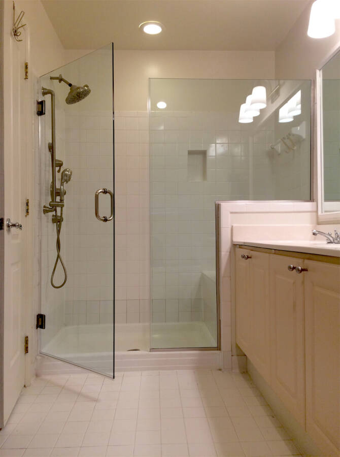 INLINE SHOWER ENCLOSURES