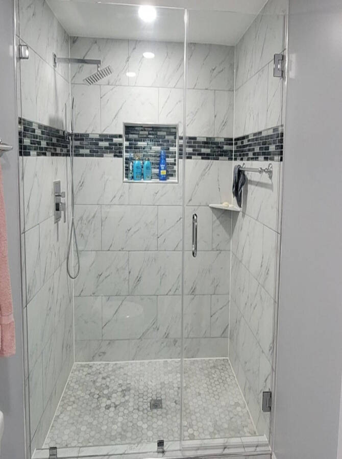 INLINE SHOWER ENCLOSURES
