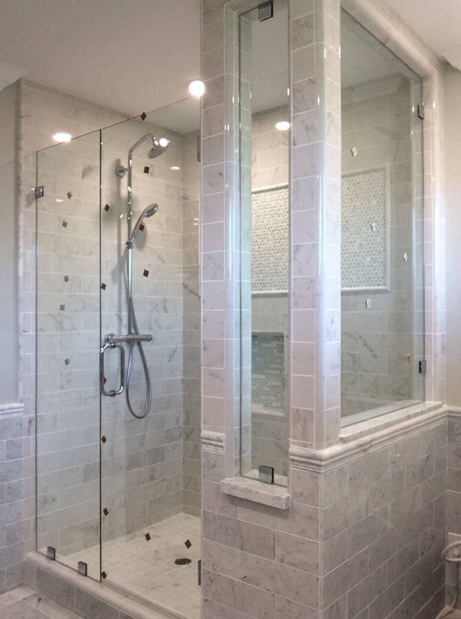 INLINE SHOWER ENCLOSURES