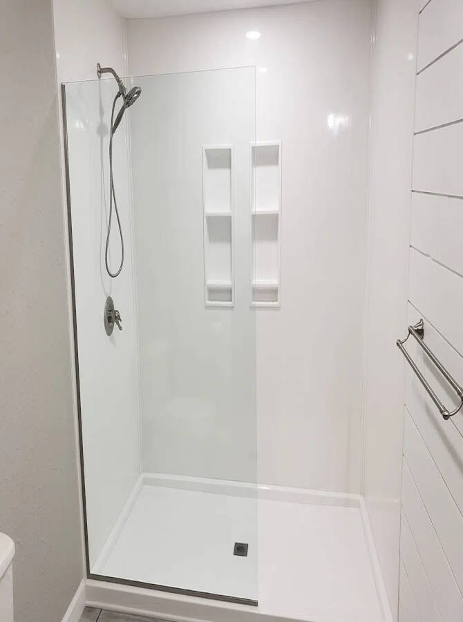 INLINE SHOWER ENCLOSURES