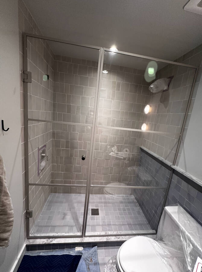 INLINE SHOWER ENCLOSURES