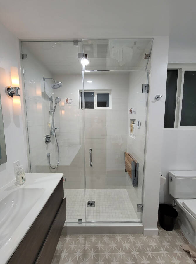 INLINE SHOWER ENCLOSURES