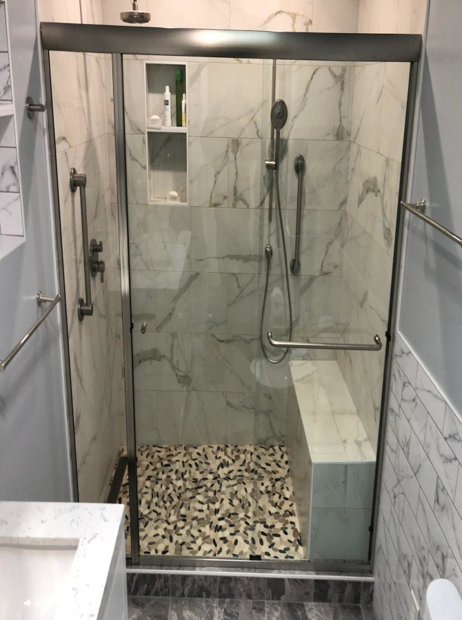 Sliding Shower Door Frame