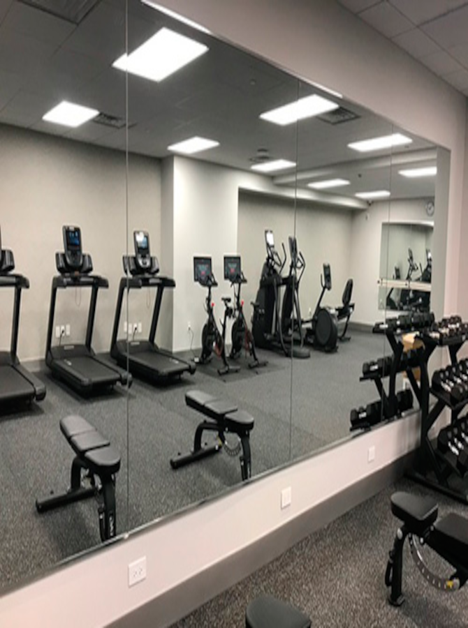 gym mirrors